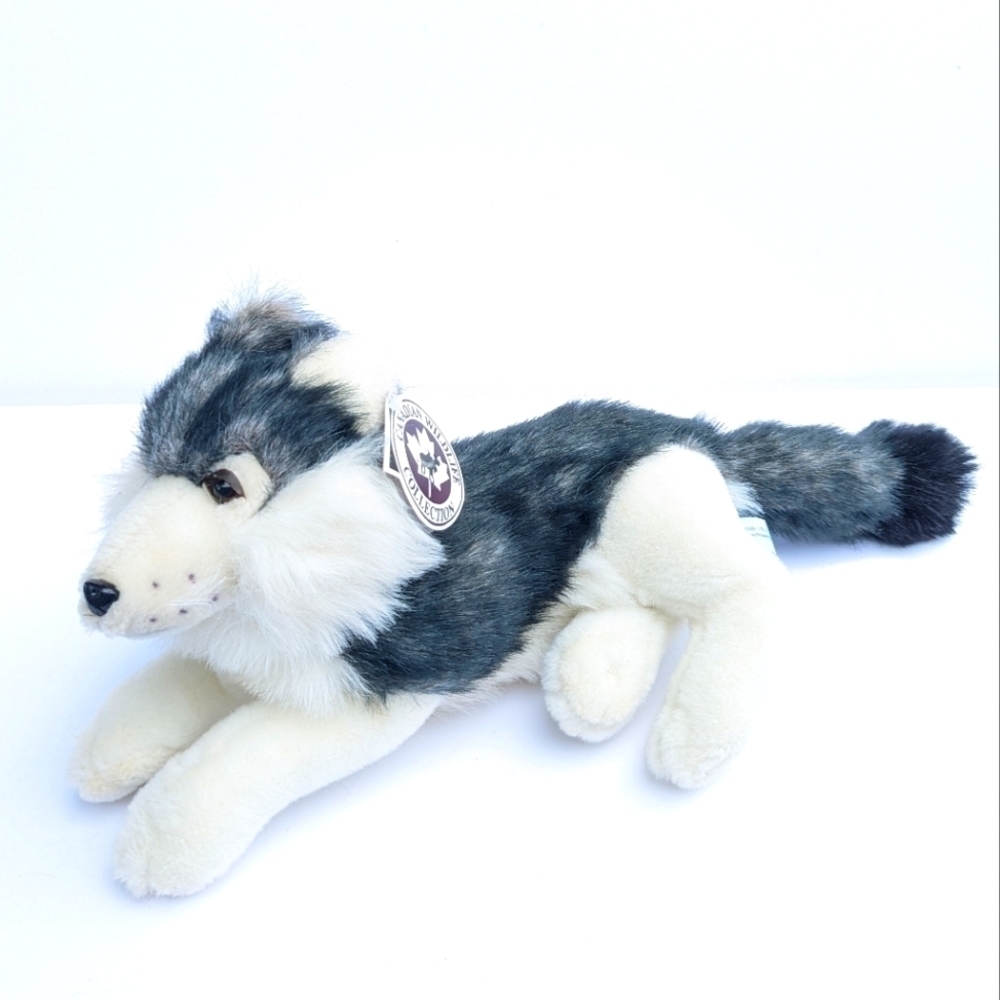 CANADIAN Wildlife Collection Pumphry Husky dog plush 12”